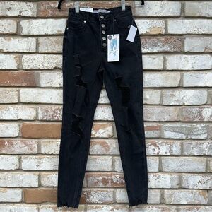 Tinseltown Hi-Rise the Mom Jean 1/25